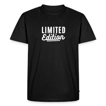 limited edition. t-shirt édition limitée - T-shirt Premium bio Homme - noir - Devant - Nico (187cm)