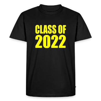Class of 2022 - Men's Premium Organic T-Shirt - black - Front - Nico (187cm)
