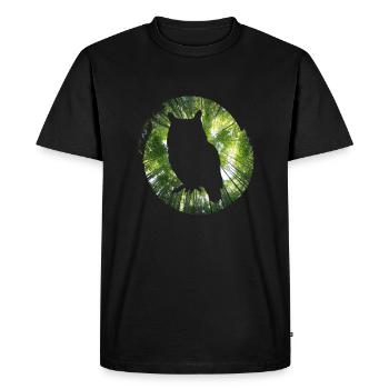 Sea Water Beach - Men's Premium Organic T-Shirt - black - Front - Nico (187cm)
