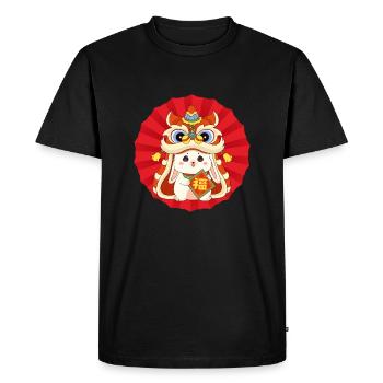 Nouvel an chinois 2023 design - T-shirt Premium bio Homme - noir - Devant - Nico (187cm)