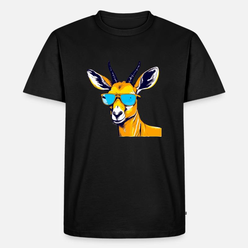 Loka der Impala - Männer Premium Bio T-Shirt - Schwarz
