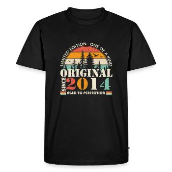 2014: Vintage Legend for the 10th Anniversary - Men's Premium Organic T-Shirt - black - Front - Nico (187cm)