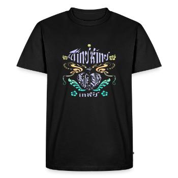 Windkind Kitesurfink’d - T-shirt Premium bio Homme - noir - Devant - Nico (187cm)