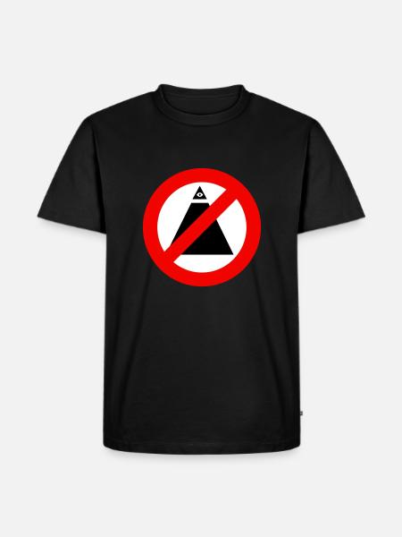 No-Illuminati - T-shirt Premium bio Homme - noir