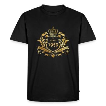 66ème anniversaire Semper Verum - Créé 08/1959 - T-shirt Premium bio Homme - noir - Devant - Nico (187cm)