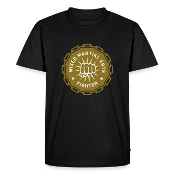 MMA en deux couleurs - T-shirt Premium bio Homme - noir - Devant - Nico (187cm)