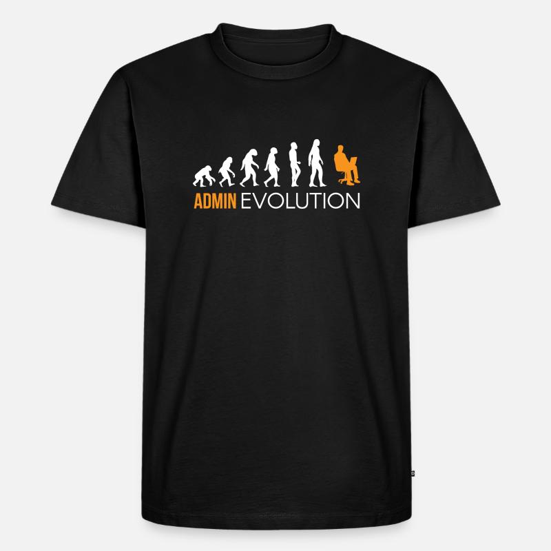 Chemise Admin · EVOLUTION · Cadeau - T-shirt Premium bio Homme - noir