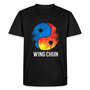 Wing Chun - T-shirt Premium bio Homme - noir - Devant - Nico (187cm)