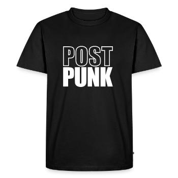 Poster Punk n'est pas mort - T-shirt Premium bio Homme - noir - Devant - Nico (187cm)
