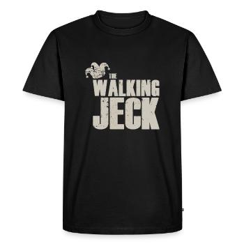 le jeck qui marche - T-shirt Premium bio Homme - noir - Devant - Nico (187cm)