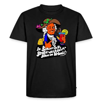 Schwerin holiday feelings – relaxation everywhere! - Men's Premium Organic T-Shirt - black - Front - Nico (187cm)