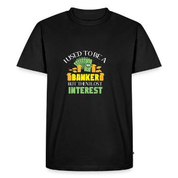 J’ai perdu tout intérêt. Gesc à manches de banc - T-shirt Premium bio Homme - noir - Devant - Nico (187cm)