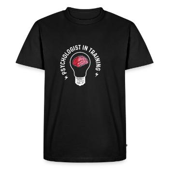 Psychologist in training. Intern Doctor Gi - Men's Premium Organic T-Shirt - black - Front - Nico (187cm)