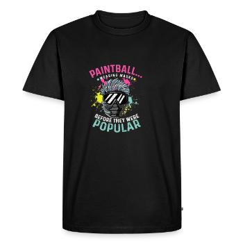 Porter un masque Cadeau Amateur - T-shirt Premium bio Homme - noir - Devant - Nico (187cm)