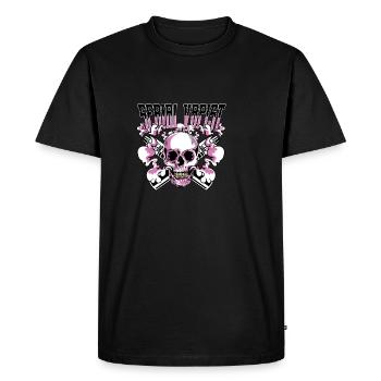 Serienampf Party Lovers Gift - Men's Premium Organic T-Shirt - black - Front - Nico (187cm)