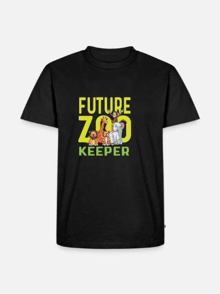Future Zookeeper Zoologist Poison - Men's Premium Organic T-Shirt - black
