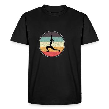 Pilates Fitness Fitness Fanatic Poison - T-shirt Premium bio Homme - noir - Devant - Nico (187cm)