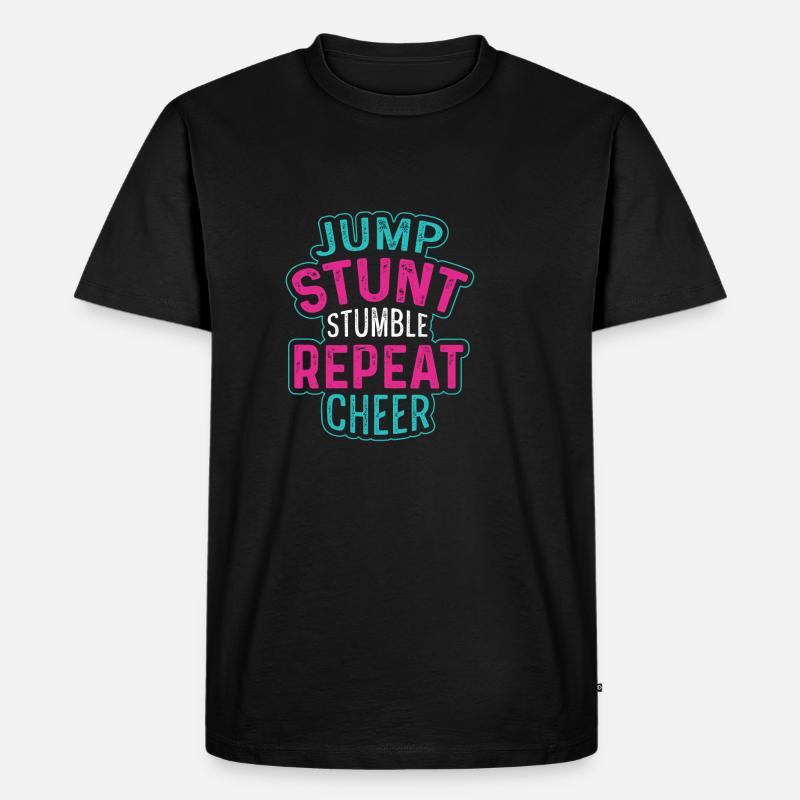 Stunt stolpern Flyer Geschenk - Männer Premium Bio T-Shirt - Schwarz