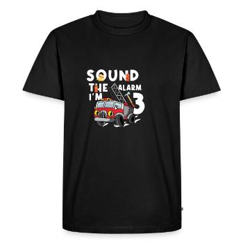 L’alarme retentit le poison du tout-petit - T-shirt Premium bio Homme - noir - Devant - Nico (187cm)