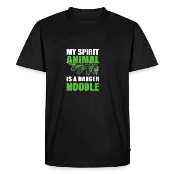 Danger Noodle Année du cadeau du serpent - T-shirt Premium bio Homme - noir - Devant - Nico (187cm)