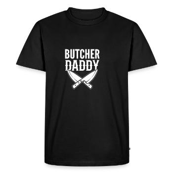 Butcher Daddy Loving Father Cadeau - T-shirt Premium bio Homme - noir - Devant - Nico (187cm)