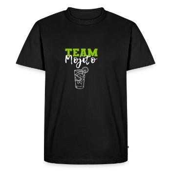 Team Mojito Partygoer Cadeau - T-shirt Premium bio Homme - noir - Devant - Nico (187cm)