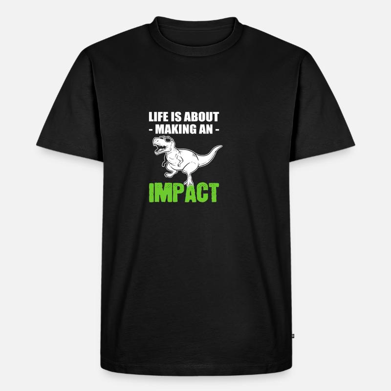 Wirkung machen Influencer Geschenk - Männer Premium Bio T-Shirt - Schwarz
