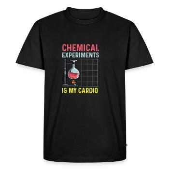 Chemical Elements Intern Doctor Gift - Men's Premium Organic T-Shirt - black - Front - Nico (187cm)