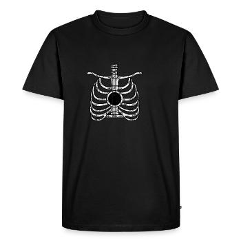 Guitare Skeleton Country Singer Cadeau - T-shirt Premium bio Homme - noir - Devant - Nico (187cm)