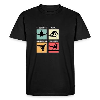 Still Rings Dancer et Gymnast Poison - T-shirt Premium bio Homme - noir - Devant - Nico (187cm)
