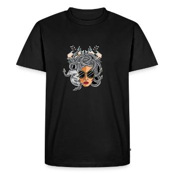Fumer Weed Chain Smoker Poison - T-shirt Premium bio Homme - noir - Devant - Nico (187cm)