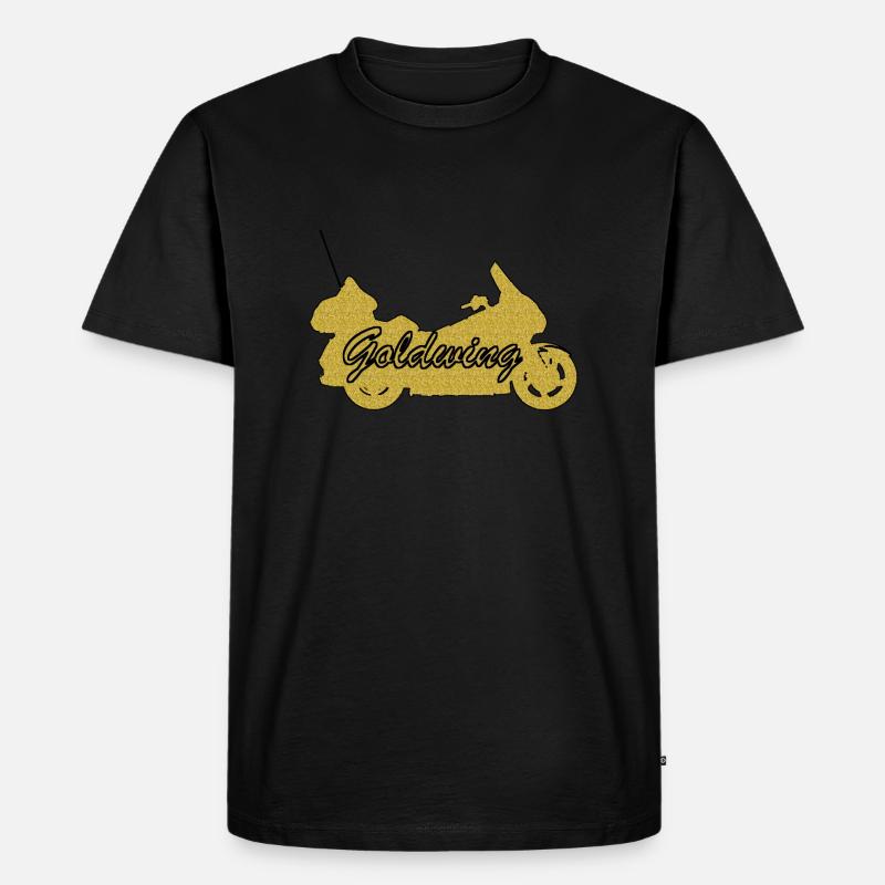 Goldwing Geschenk Geschenkidee - Männer Premium Bio T-Shirt - Schwarz