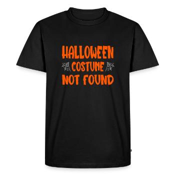 Drôle de costume d’Halloween Costume d’horreur introuvable - T-shirt Premium bio Homme - noir - Devant - Nico (187cm)