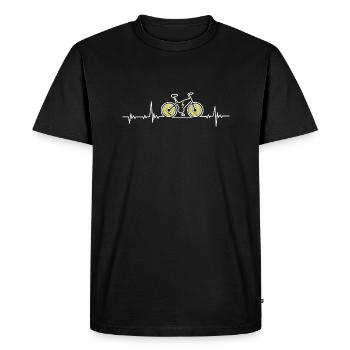 E Bike Bicycle Engine Electronic Bicycle Electric - Men's Premium Organic T-Shirt - black - Front - Nico (187cm)