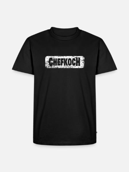 Chef cuisinier - T-shirt Premium bio Homme - noir