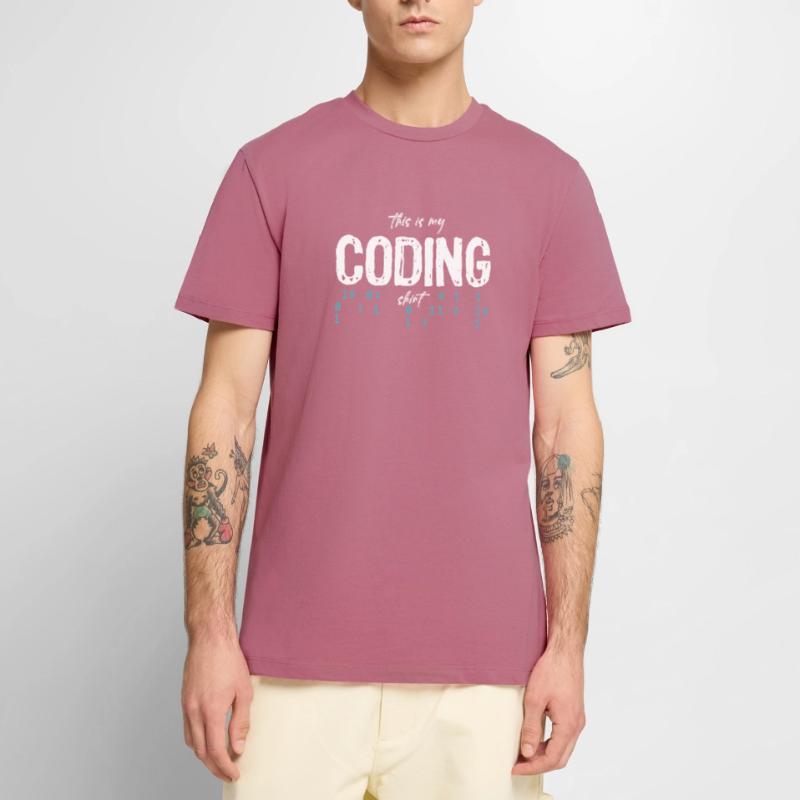Programmierer Softwareentwickler Coder Sprüche Männer Premium Bio T-Shirt