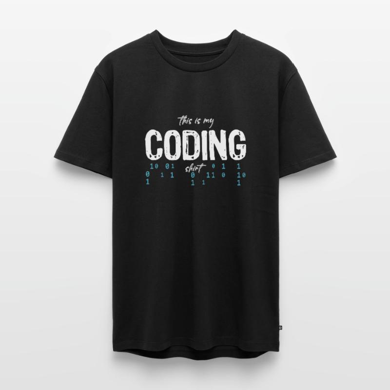 Programmierer Softwareentwickler Coder Sprüche Männer Premium Bio T-Shirt