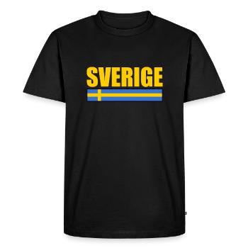 sverige - T-shirt Premium bio Homme - noir - Devant - Nico (187cm)