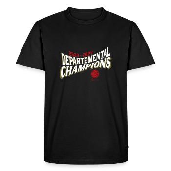 Puy de Dôme CHAMPS - T-shirt Premium bio Homme - noir - Devant - Nico (187cm)