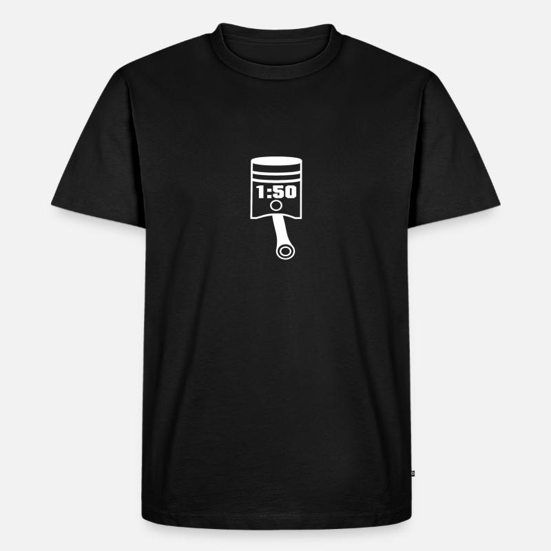 Kolben - Männer Premium Bio T-Shirt - Schwarz