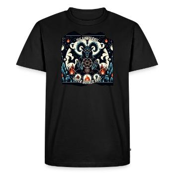Demon - The Darkness Under My Skin - Men's Premium Organic T-Shirt - black - Front - Nico (187cm)