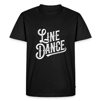 Danse en ligne Danse Country - Danse en ligne Tanzen - T-shirt Premium bio Homme - noir - Devant - Nico (187cm)