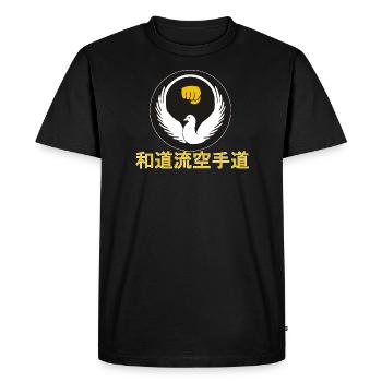 WadoRyuKaratoDo - T-shirt Premium bio Homme - noir - Devant - Nico (187cm)