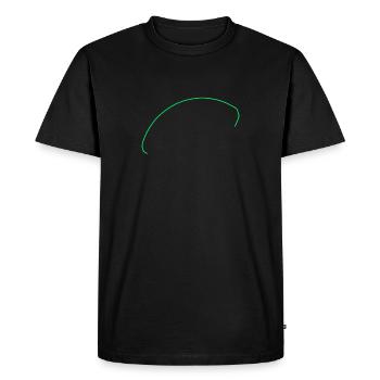 American Football - Männer Premium Bio T-Shirt - Schwarz - Vorne - Nico (187cm)