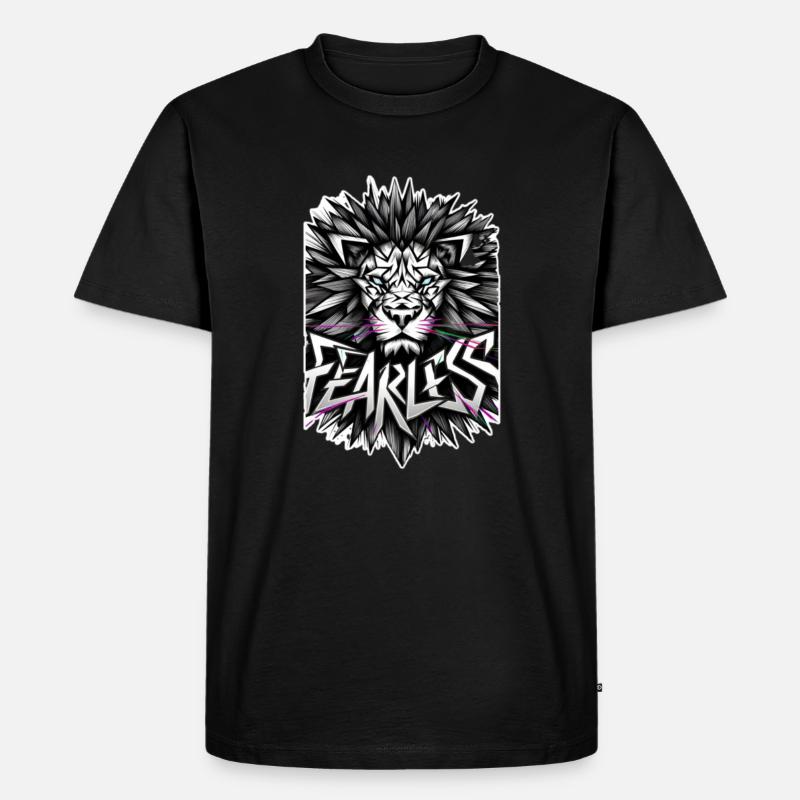 Furchtlose Buben - Männer Premium Bio T-Shirt - Schwarz