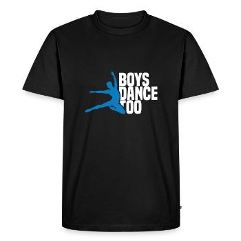 Danseur danseur ballet baller ballet ballet - T-shirt Premium bio Homme - noir - Devant - Nico (187cm)