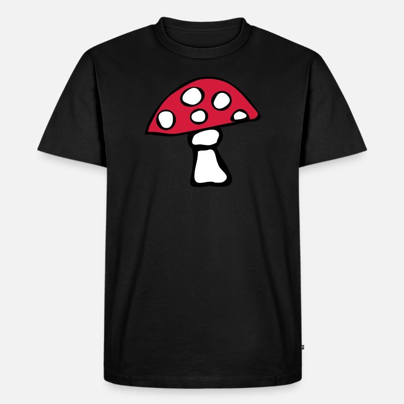 Toadstool - Men's Premium Organic T-Shirt - black