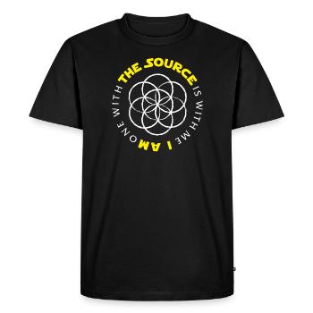 The Source - See.d of life (dark back) - Männer Premium Bio T-Shirt - Schwarz - Vorne - Nico (187cm)