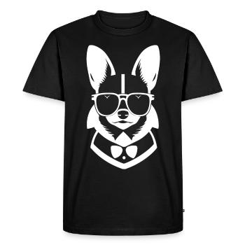 Drôle Chihuahua portant des lunettes de soleil Chihuahuas - T-shirt Premium bio Homme - noir - Devant - Nico (187cm)