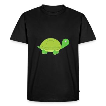 Turtle Turtles - Men's Premium Organic T-Shirt - black - Front - Nico (187cm)